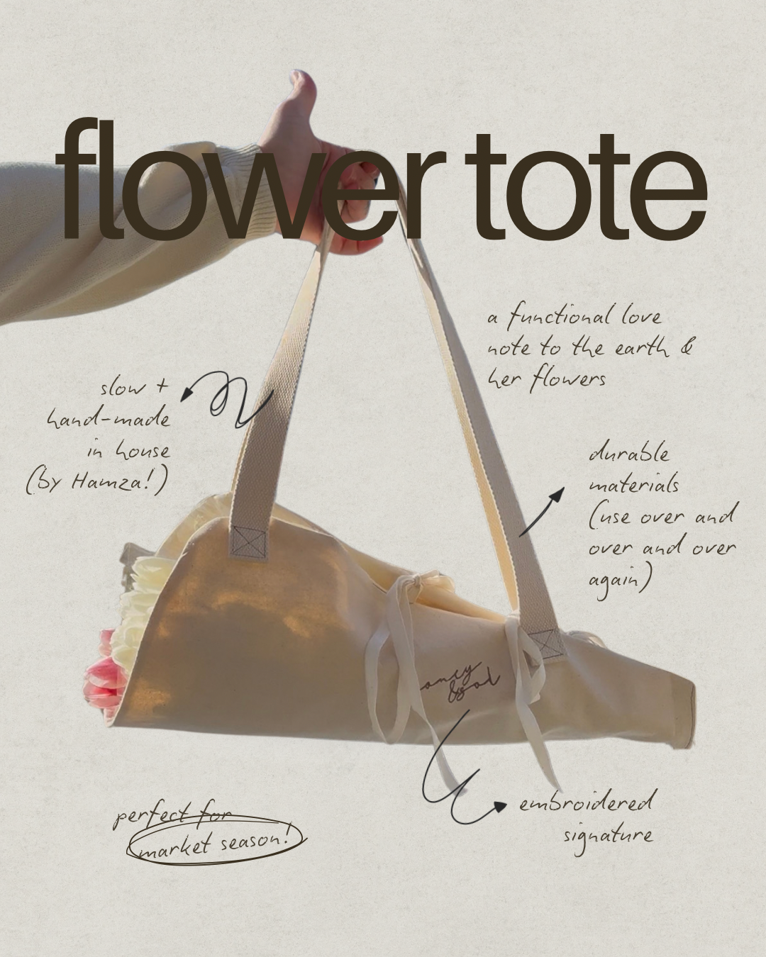 flower tote